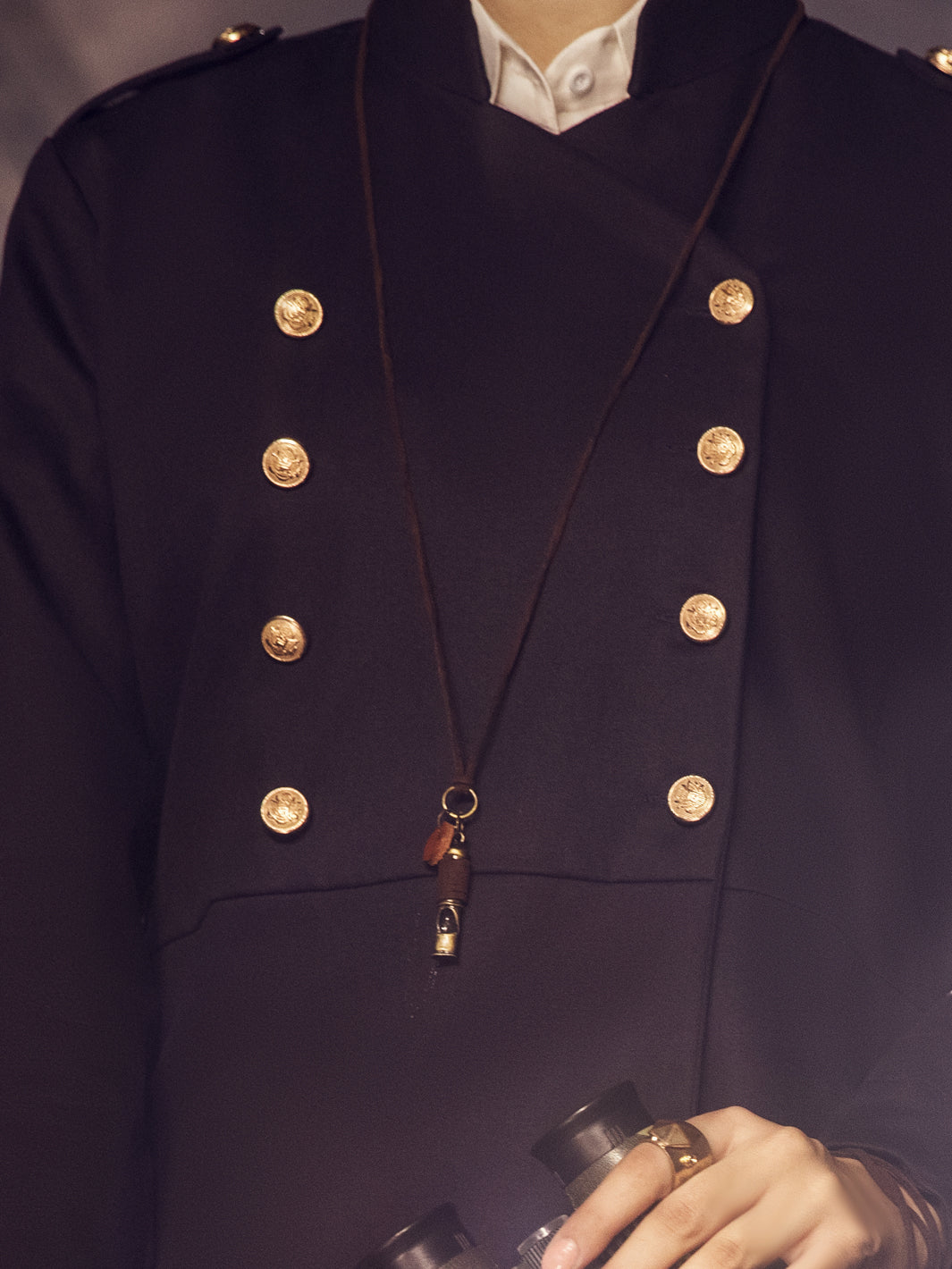 Navy Blue Twill Cotton Jacket - AWP-JT-381