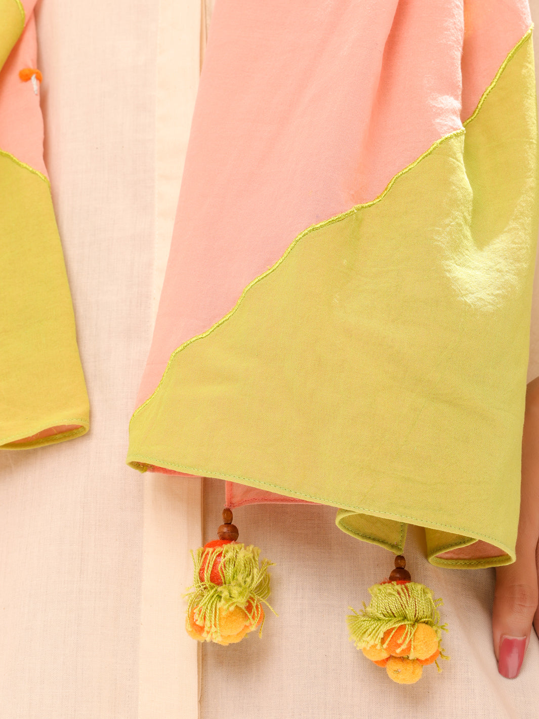 Pink Voile Women Stole - ALCR-ST-1044