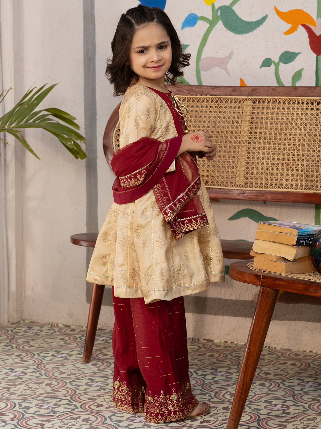 Golden 2 Piece Stitched - ALGR-3PS-LS-001