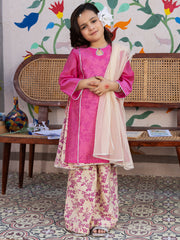 Pink Silk 2 Piece Stitched - ALGR-3PS-LS-002