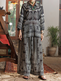 Black Cotton 2Pc Stitched - AWP-2PS-SS-LKS-1112