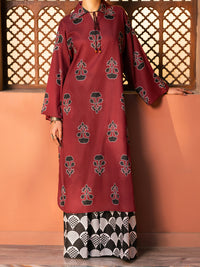 Maroon Cotton Cambric Kurti - AWP-SLK-1100