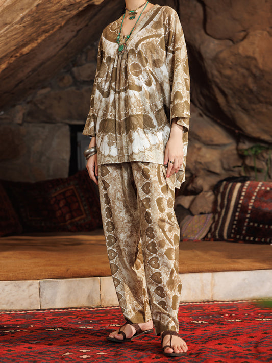Olive Light Khaddar 2Pc Stitched - AWP-2PS-SS-LKS-1113