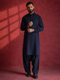 Midnight Blue Kameez Shalwar - ALWA-KS-662