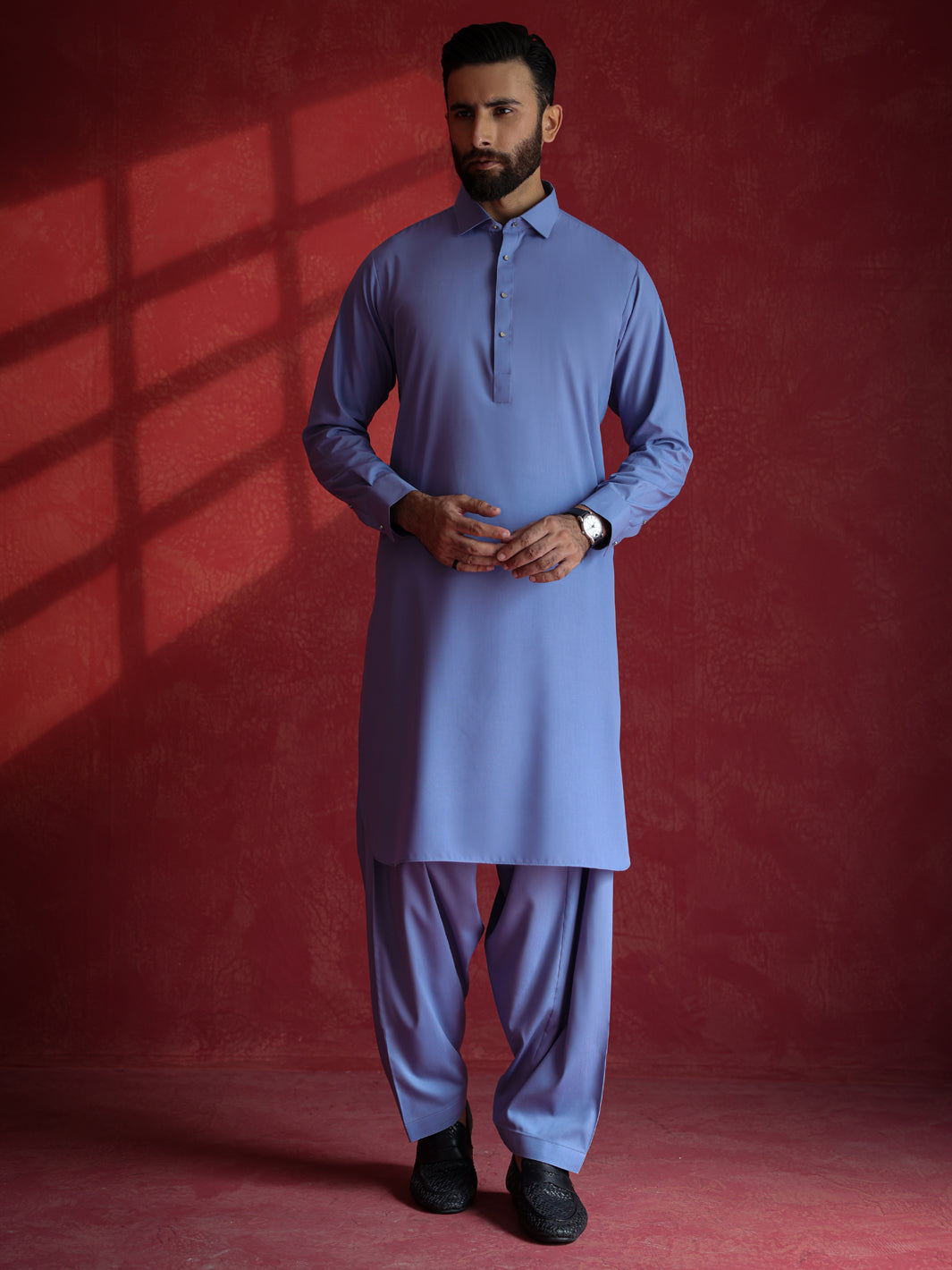Lilac Kameez Shalwar - ALWA-KS-756