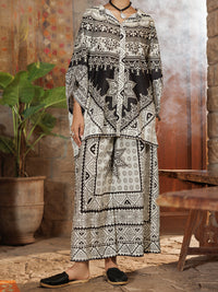 Black & White Light Khaddar 2Pc Stitched - AWP-2PS-SS-LKS-1114