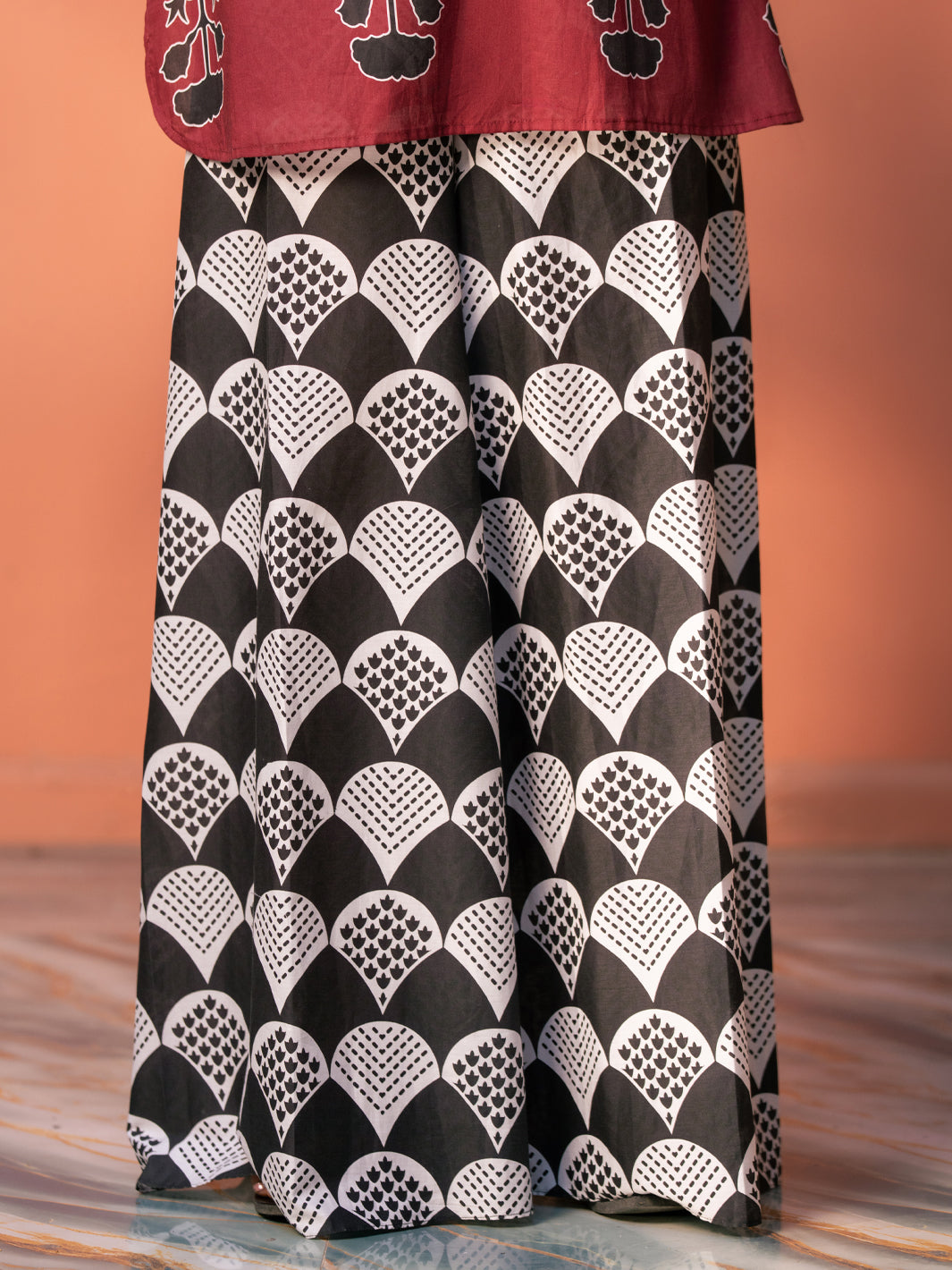 Black Cotton Trousers - AL-T-856