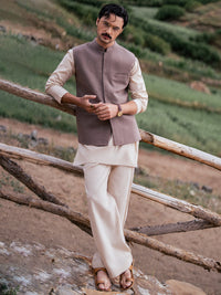 Brown Cotton Waistcoat - AL-WC-651