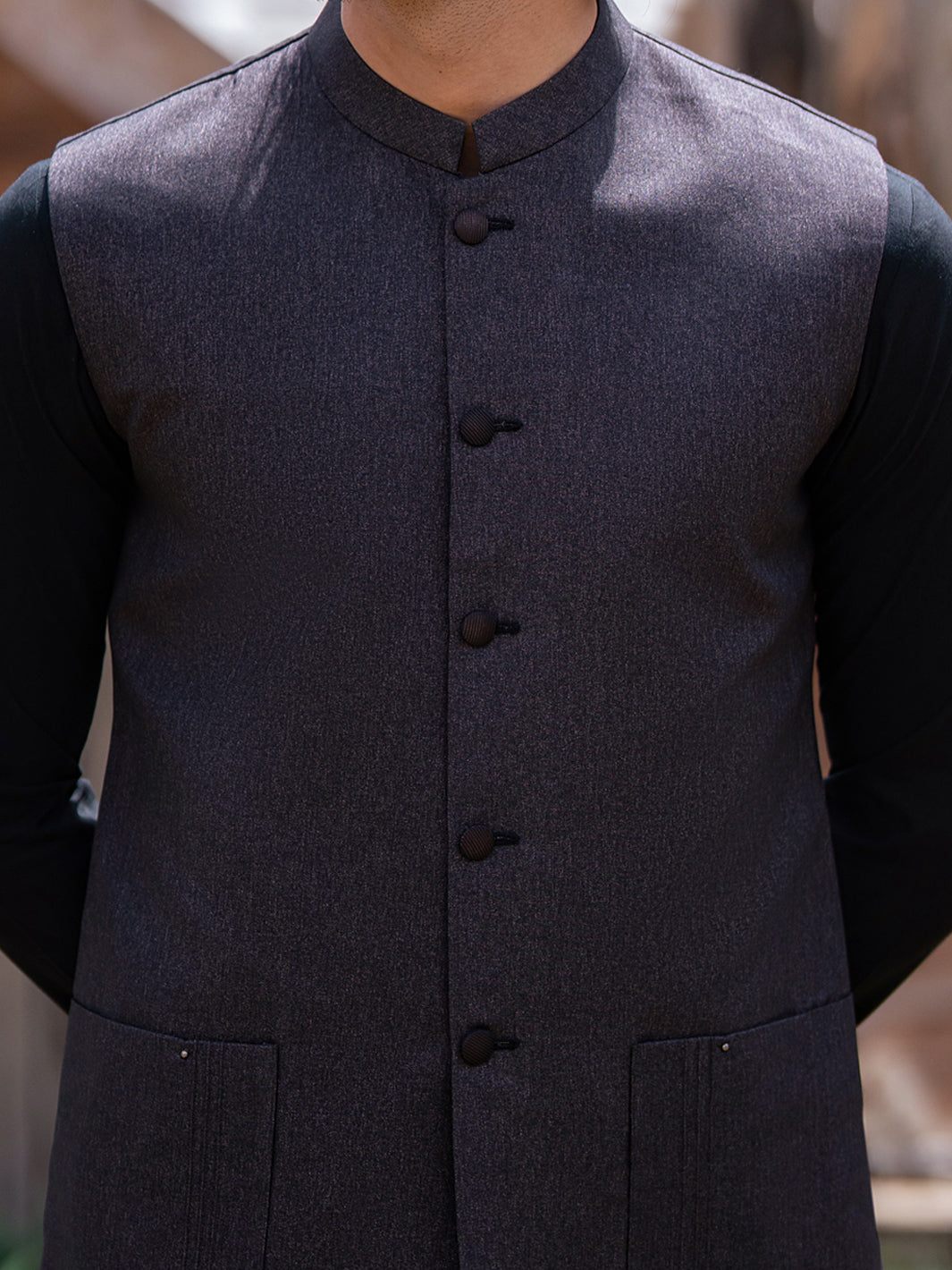 Dark Brown Waistcoat - AL-WC-649