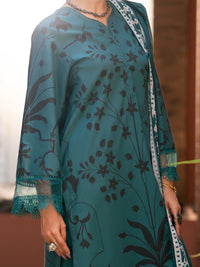 Teal Cotton 3Pc Stitched - AWP-3PS-929