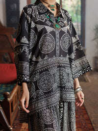 Black Cotton 2Pc Stitched - AWP-2PS-SS-LKS-1112