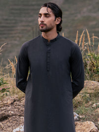 Grey Kameez Shalwar - AL-KS-3450