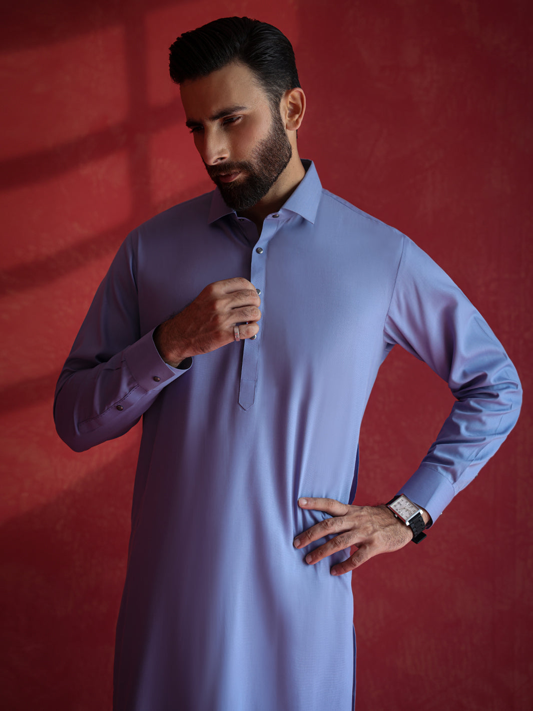 Lilac Kameez Shalwar - ALWA-KS-652