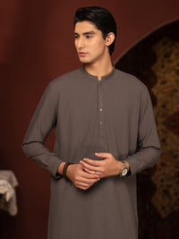 Olive Kameez Shalwar - AL-KS-3448