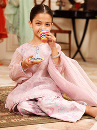 Light Purple Square Organza Formal 3Pc Stitched - ALGR-3PS-LS-021