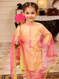 Parrot Green Dyed Formal 3Pc Stitched - ALGR-3PS-LS-027