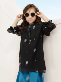 Black Yarn Dyed 2 Piece Stitched - ALGR-2PS-LKS-1011