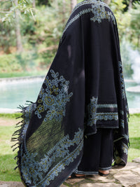 Black Crosshatch 3Pc Stitched - AWP-3PS-1018