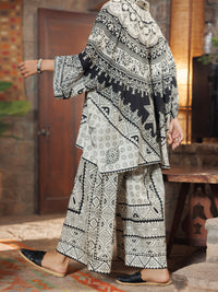 Black & White Light Khaddar 2Pc Stitched - AWP-2PS-SS-LKS-1114