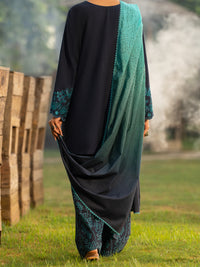 Blue Cotton Lawn 3Pc Stitched - AWP-3PS-953