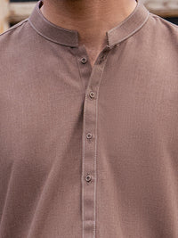 Brown Kameez Shalwar - AL-KS-3447
