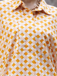 Mustard Cotton Co-Ord Set - AWP-2PS-SLKS-1060
