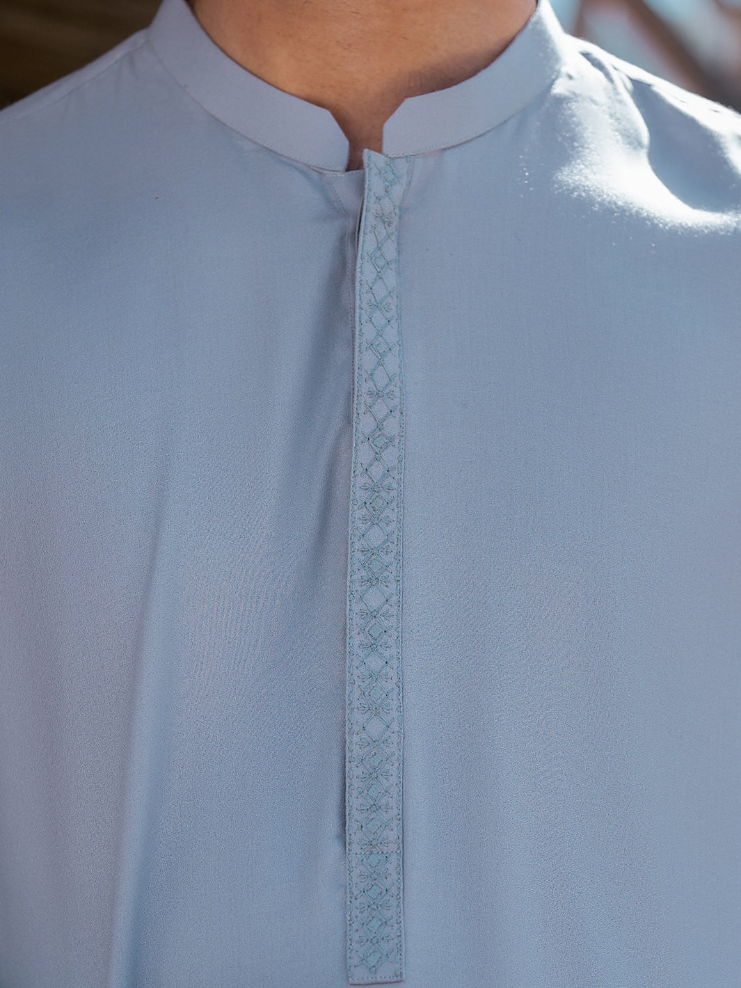 Light Blue Kameez Shalwar - AL-KS-3371