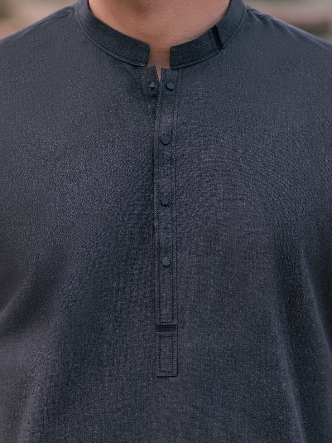 Grey Kameez Shalwar - AL-KS-3450