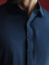 Navy Blue Kameez Shalwar - ALWA-KS-685