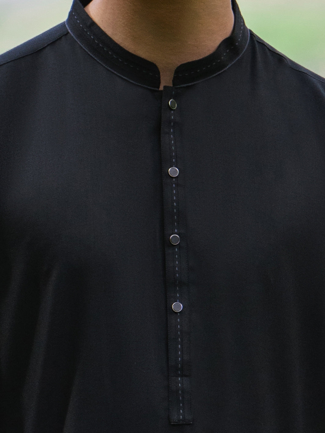 Black Kameez Shalwar - AL-KS-3606