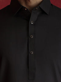 Dark Brown Kameez Shalwar - ALWA-KS-661