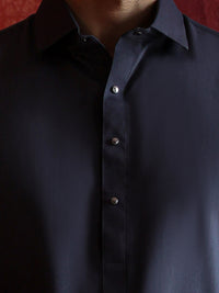 Dark Grey Kameez Shalwar - ALWA-KS-660