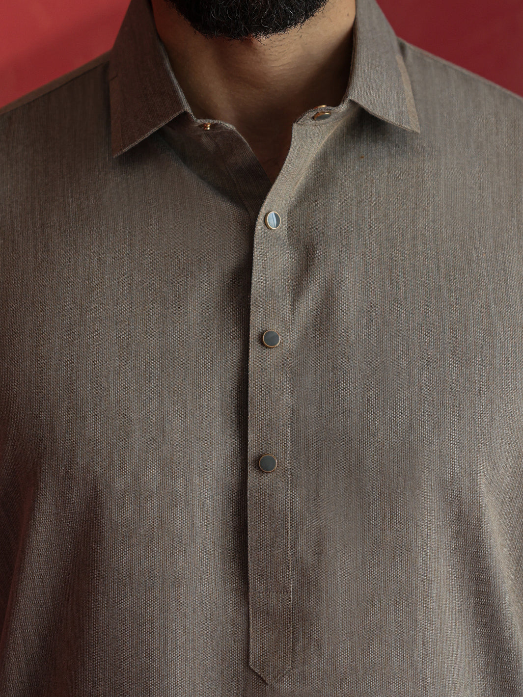 Light Brown Kameez Shalwar - ALWA-KS-658