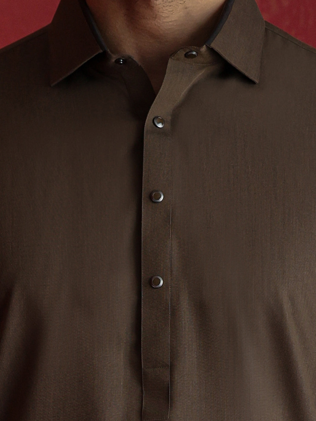 Brown Kameez Shalwar - ALWA-KS-659