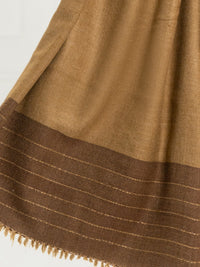 Brown Casual Shawl - AL-SH-035