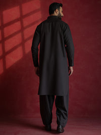 Dark Brown Kameez Shalwar - ALWA-KS-661