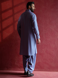 Lilac Kameez Shalwar - ALWA-KS-652