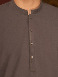Olive Kameez Shalwar - AL-KS-3448