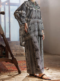 Black Cotton 2Pc Stitched - AWP-2PS-SS-LKS-1112