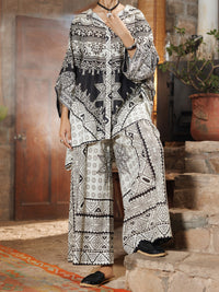 Black & White Light Khaddar 2Pc Stitched - AWP-2PS-SS-LKS-1114