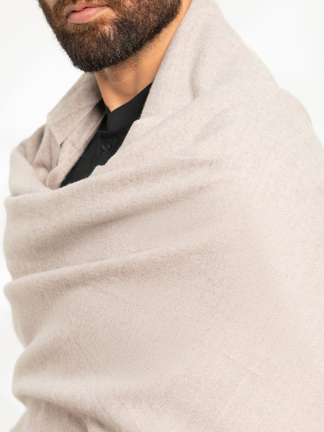 Khaki Casual Shawl - AL-SH-041