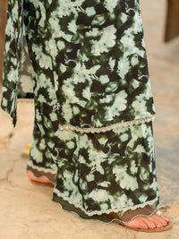 Green Cotton Cambric 3Pc Stitched - AWP-3PS-938