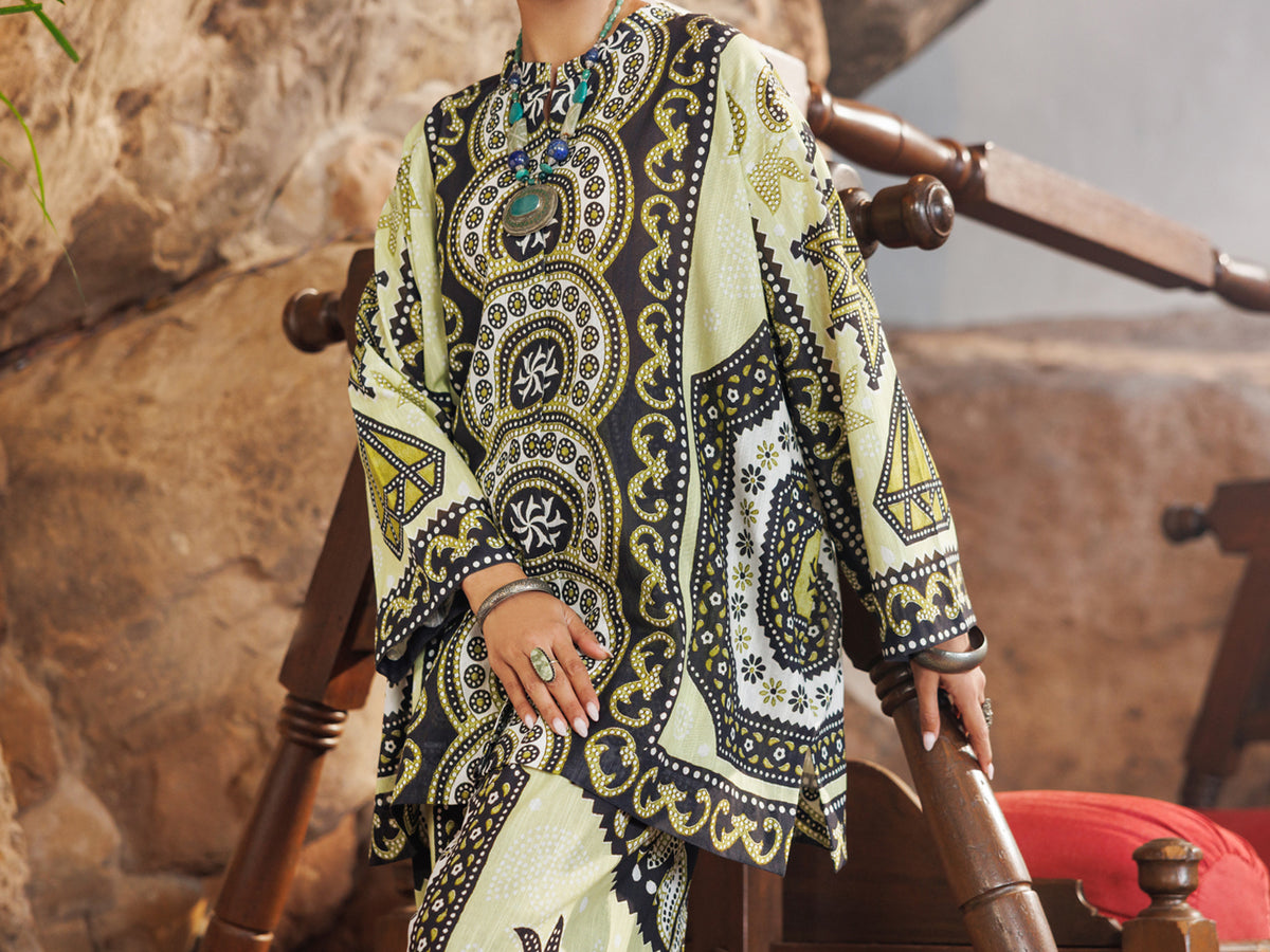Lemon Light Khaddar 2Pc Stitched - AWP-2PS-SS-LKS-1109
