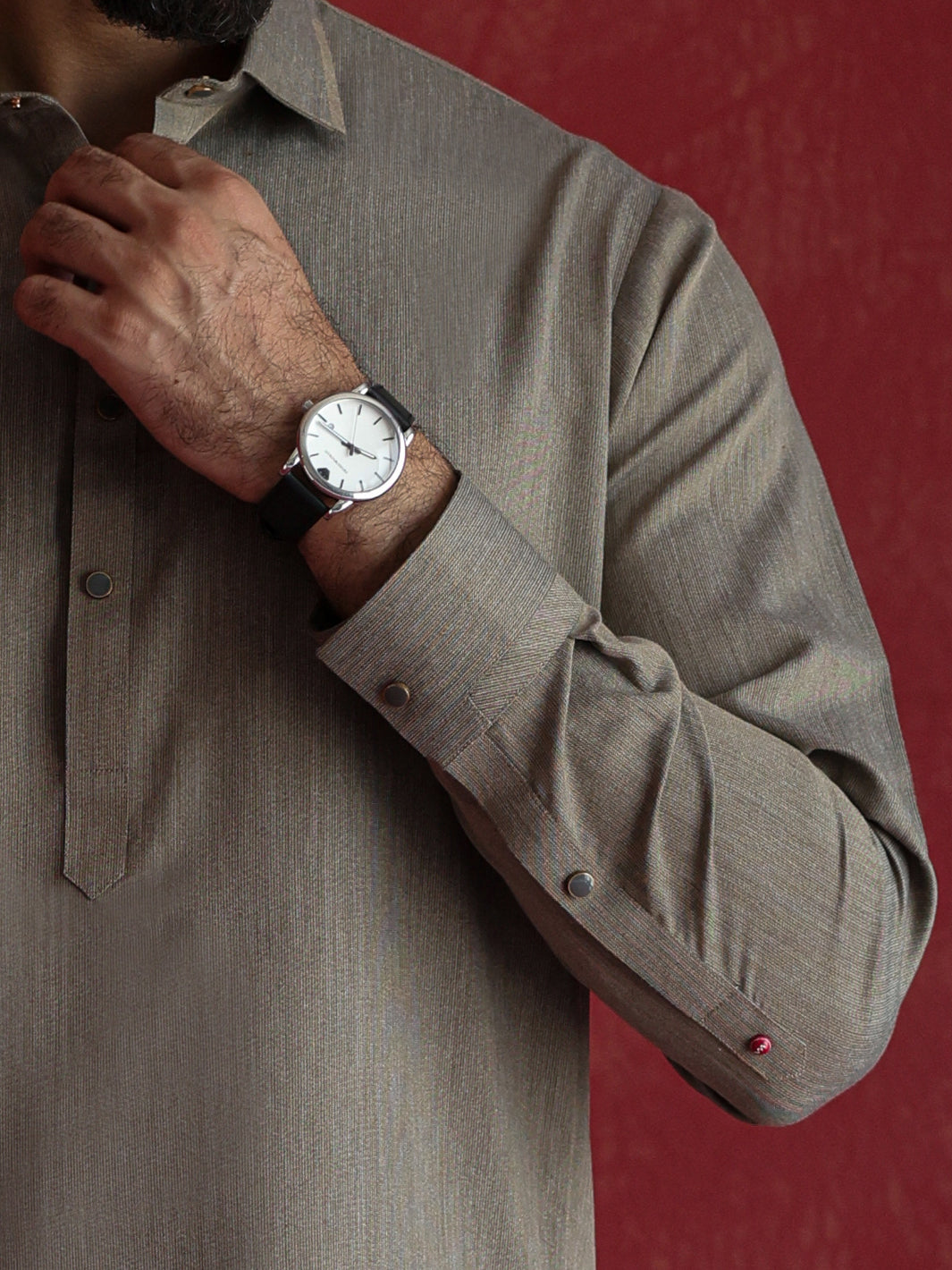 Light Brown Kameez Shalwar - ALWA-KS-658