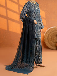 Blue Cambric Stitched 3Pc - AWP-3PS-936