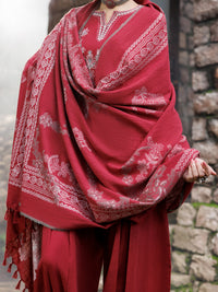 Pink Crosshatch 3Pc Stitched - AWP-3PS-1017