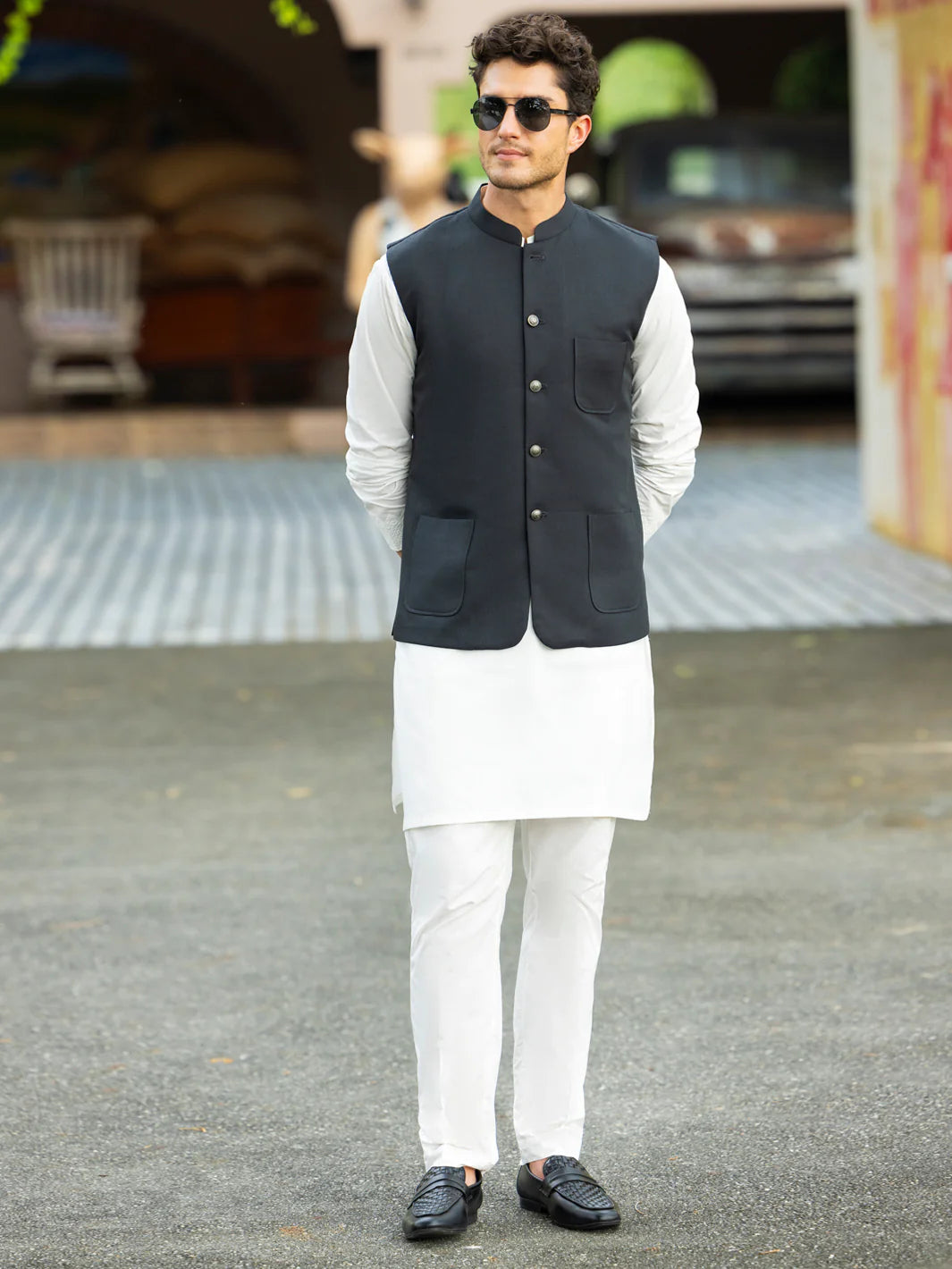 Grey Plain Waistcoat - ALET-WC-1002-R3