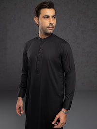 Black Blended Kurta Trouser - ALET-KT-1004-R2