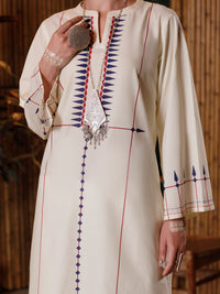 Ivory Lawn 2Pc Stitched - AL-2PS-LKS-1014