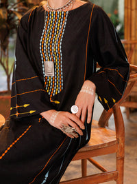 Black Lawn 2Pc Stitched - AL-2PS-LKS-1015